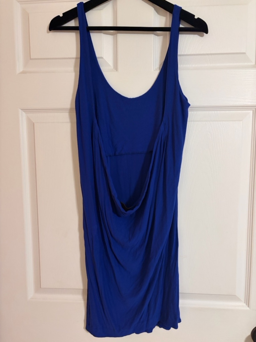 Jack by BB Dakota Royal Blue Cowl-Back Dress